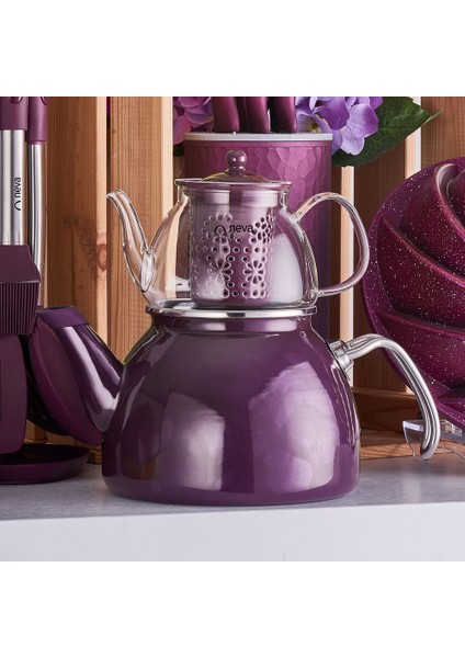 N2447 Sweet Demlik Seti Mor fiyatları