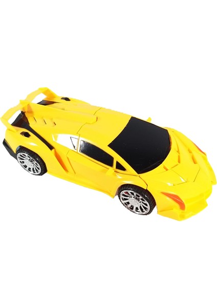 Robota Dönüşen Pilli Sesli Işıklı Lamborghini Oyuncak Araba