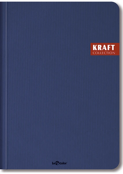 Le Color Kraft Ofis Defter Kareli Lacivert