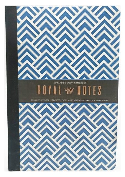 4642 Royal Notes Kareli 120 Yaprak Defter 17 x 24 cm