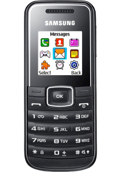 Yenilenmiş Samsung GT E1050 (12 Ay Garantili) Siyah