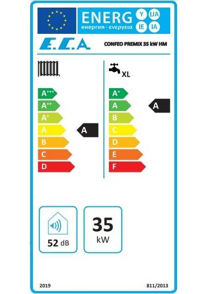 Confeo Premix 35/35 Kw (30.000 Kcal) Tam Yoğuşmalı Kombi