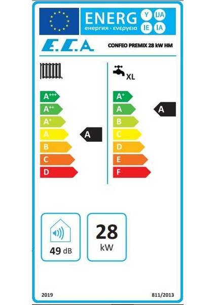 Confeo Premix 28/28 Kw (24.000 Kcal) Tam Yoğuşmalı Kombi