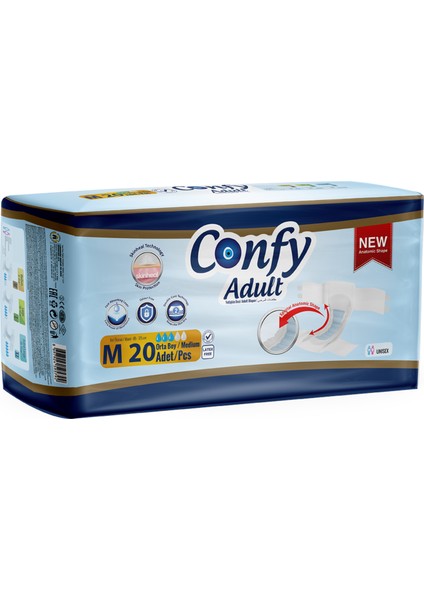 Adult Yetişkin Bezi Medium 20'li