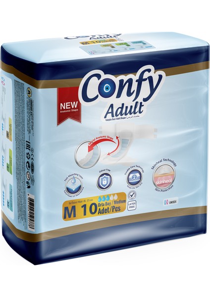 Adult Yetişkin Bezi Medium 10'lu