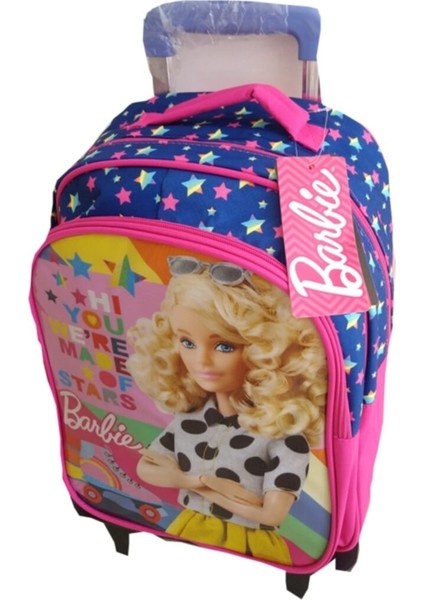 Barbie İki Bölmeli Çek Çek Okul Sırt Çantası 5022