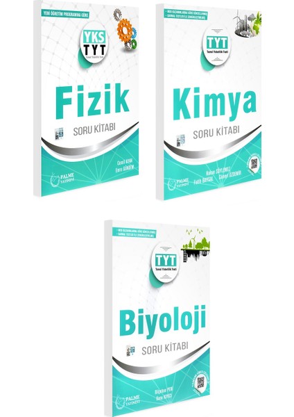 TYT Fizik Kimya Biyoloji Soru Bankası Seti 3 Kitap