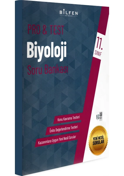 Bilfen Yayınları 11. Sınıf Pro&Test Biyoloji Soru Bankası