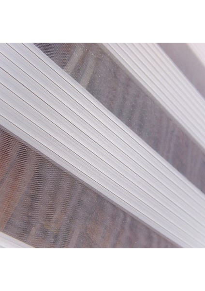 Zebra Perde Geniş Krem Plise 70 x 200 cm