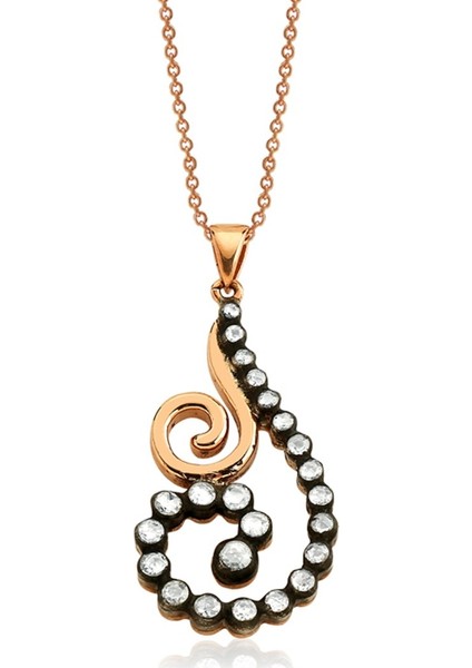 0,44 Karat Efsun Elmas Kolye