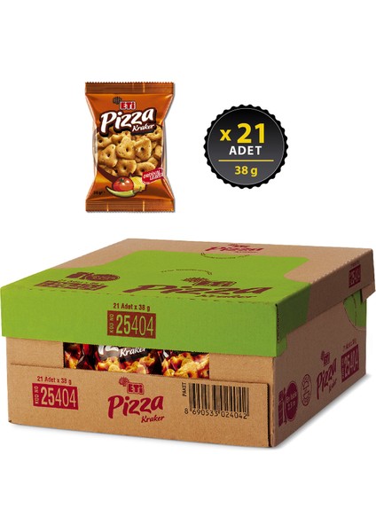 Pizza Kraker 38 g x 21 Adet