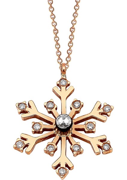 Kar Tanesi Efsun Elmas Kolye