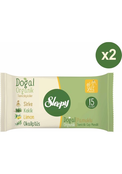 Doğal Organik Pamuklu Cep Mendili 10 x 15'li (2 Kutu) fiyatları