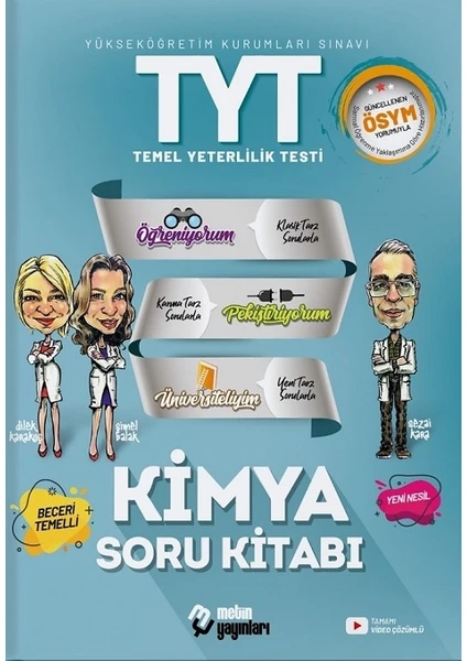 Metin Yayınları TYT Kimya Soru Bankası