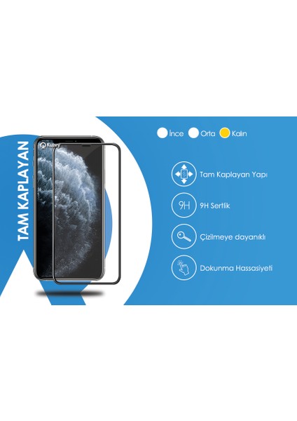 Samsung Galaxy M31 Şeffaf Airbag Antishock Köşeli Silikon Kılıf + Tam Kaplayan Ekran Koruyucu 5D Cam