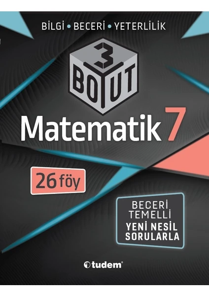 Tudem Yayınları 7. Sınıf 3 Boyut Matematik