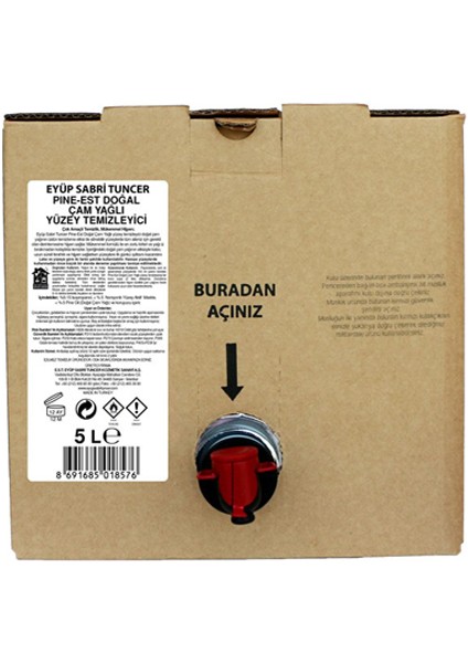 Çam Yağlı Yüzey Temizleyici 5 Lt - Bag In Box modelleri