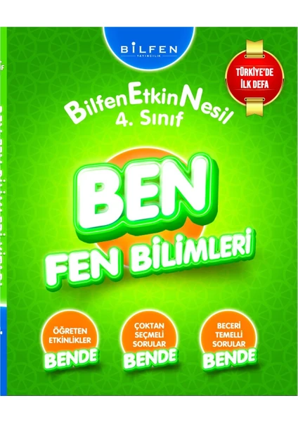 Bilfen Yayınları Ben Fen Bilimleri 4. Sınıf Nesil Etkinlikli Soru Bankası 2020