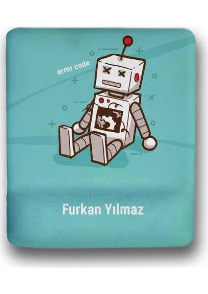 Error Code Robot Kişiye Özel Mouse Pad