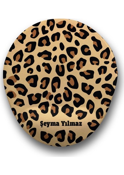 Leopar Desen Kişiye Özel Mouse Pad