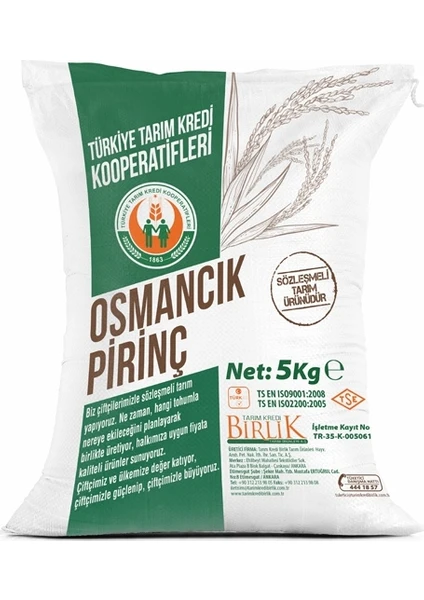 Tarım Kredi Osmancık Pirinç 5 kg