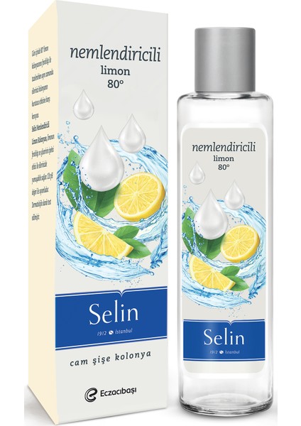 Nemlendiricili Kolonya Cam 180 ml