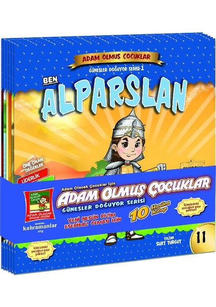 Adam Olmuş Çocuklar Güneşler Doğuyor Serisi 1- Çocuk Kitap Setleri