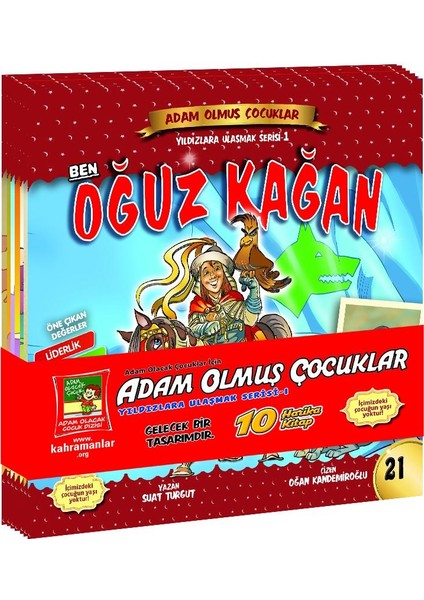 Adam Olmuş Çocuklar Yıldızlara Ulaşmak Serisi 1-Çocuk Kitap Setleri