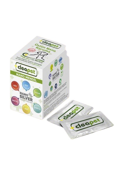 Evcil Hayvan Günlük Hijyenik Mendil (15’li)