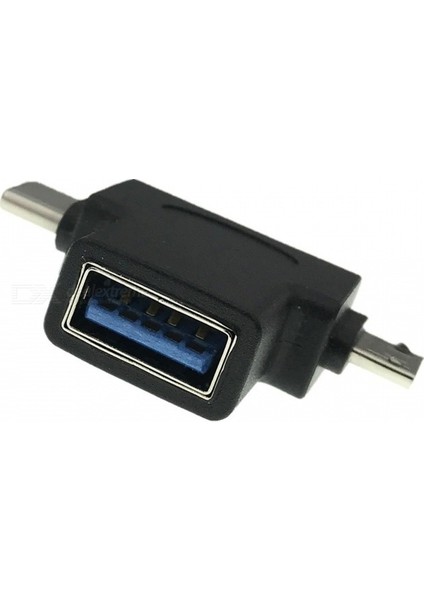 4372 USB 3.0 To Type C Micro USB 3.1 Data Şarj Çevirici Dönüştürücü Adaptör