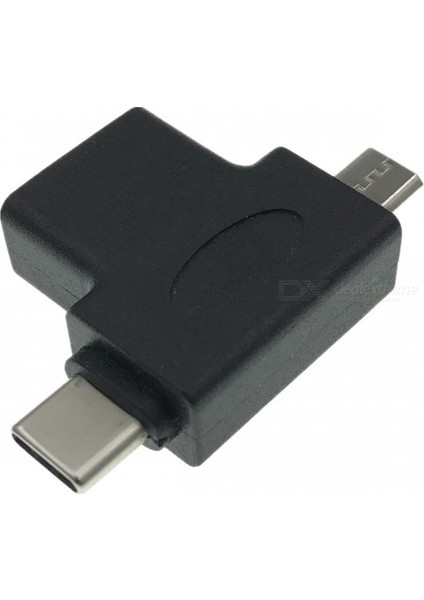 4372 USB 3.0 To Type C Micro USB 3.1 Data Şarj Çevirici Dönüştürücü Adaptör