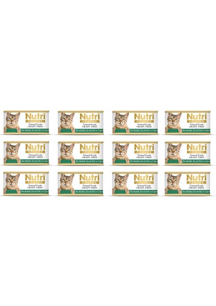 Tahılsız Ton Balık & Ciğer Kedi Konserve 85GR 12'li