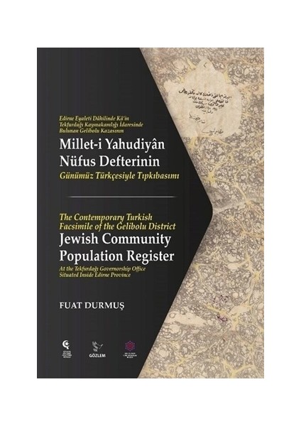 Millet-İ Yahudiyan Nüfus Defterinin Günümüz Türkçesiyle Tıpkıbasımı - Fuat Durmuş