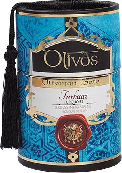 Osmanlı Hamamı Serisi Turkuaz Zeytinyağı Sabunu 2 x 100 gr