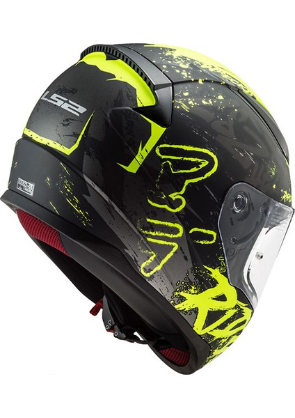 Rapid Naughty Mat Siyah-Neon Sari Kask XS fiyatları