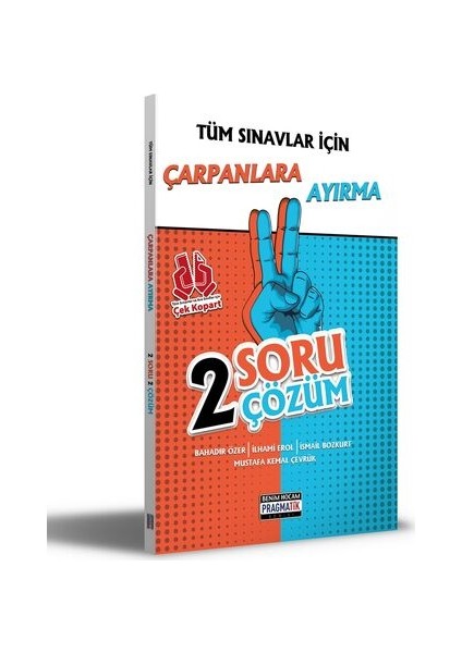 Tüm Sınavlar İçin Çarpanlara Ayırma 2 Soru 2 Çözüm Fasikülü
