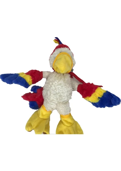 Stuffed Toys Sevimli Eğlenceli İnteraktif Peluş Papağan Pedro 20 cm