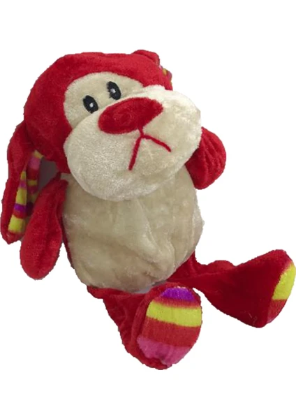 Stuffed Toys Sevimli Peluş Kırmızı Köpek 20 cm