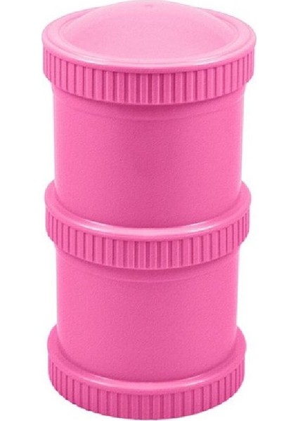 Çift Katlı Saklama Kabı - Pembe