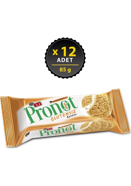 Pronot Glutensiz Kurabiye 85 g x 12 Adet