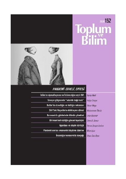 Toplum Ve Bilim Sayı 152