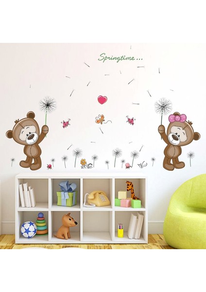 Sevimli Ayıcıklar Bebek ve Çocuk Odası Dekoru Duvar Süsü