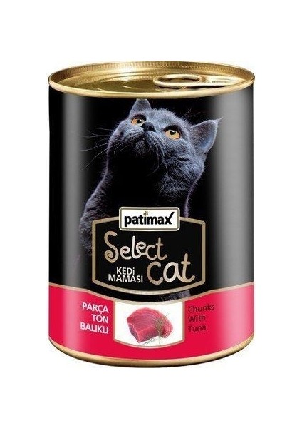 Ton Balıklı Parça Etli Kedi Konservesi 400 gr x 12 Adet