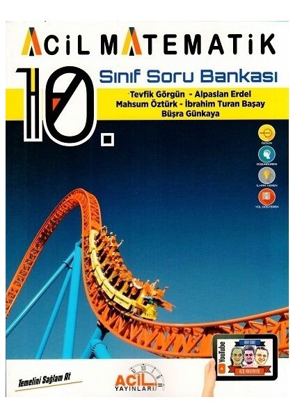 Acil Yayınları 10. Sınıf Matematik Soru Bankası - Alparslan Erdel