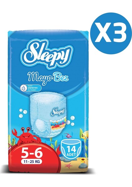 Mayo Külot Bez 6 Numara X Large 3'Lü Paket 11 - 25 Kg