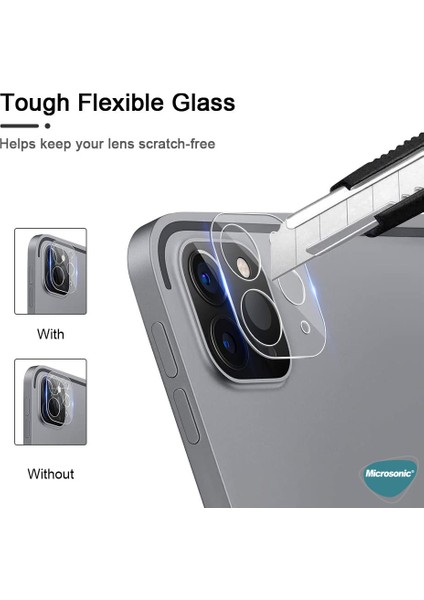 Apple iPad Pro 11" 2020 2.Nesil Kamera Lens Koruma Ekran Koruyucuı Şeffaf modelleri