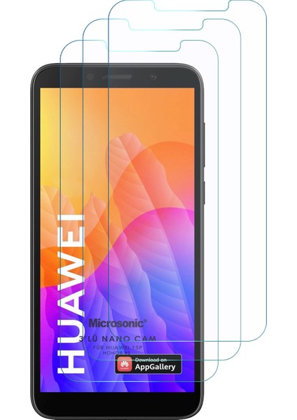 Huawei Honor 9S Ekran Koruyucu Nano Glass 3lü Paket Şeffaf
