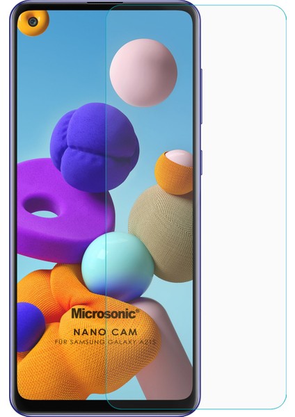 Samsung Galaxy A21s Nano Glass Ekran Koruyucu Şeffaf
