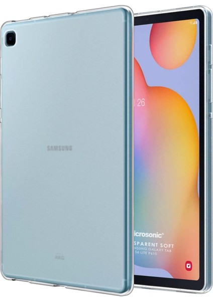 Samsung Galaxy Tab S6 Lite 10.4" P610 Kılıf Transparent Soft Şeffaf