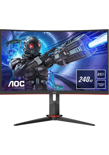 C27G2ZE/BK 27" 240Hz 0.5 ms (HDMI+Display) FreeSync Full HD Curved LED Monitör